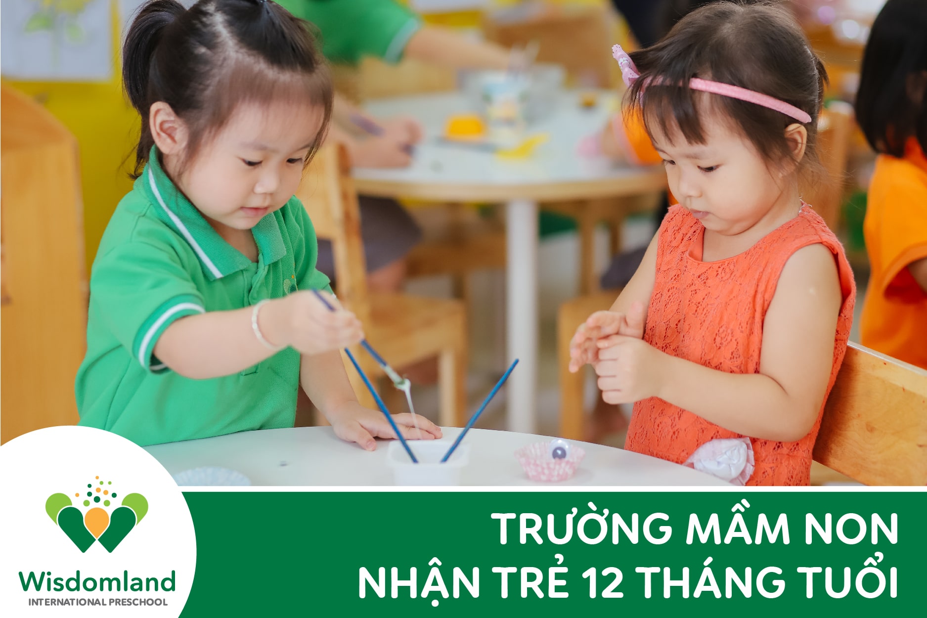 Cho con đi học sớm: Trường mầm non nhận trẻ 12 tháng tuổi tại TPHCM